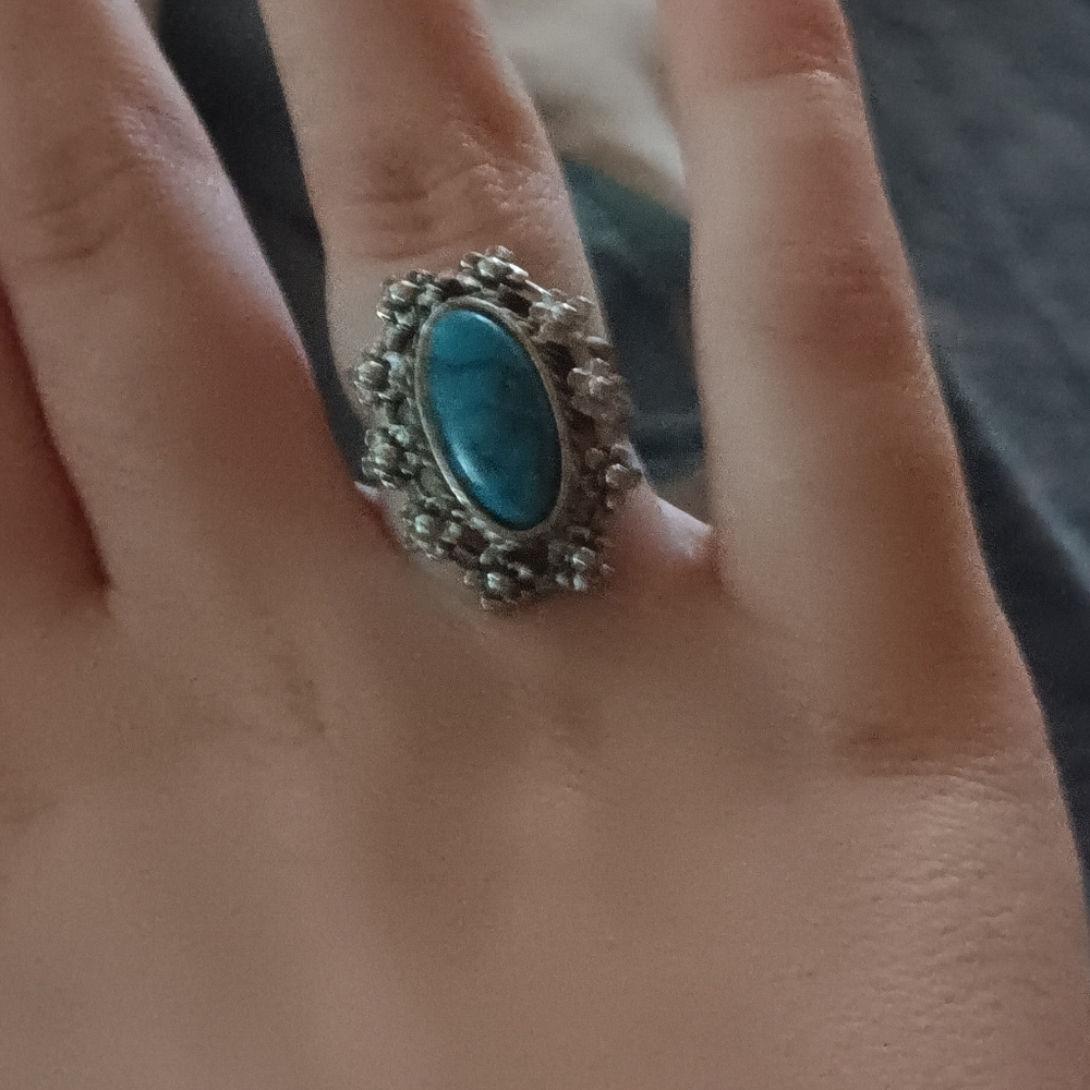 Turquoise ring for women